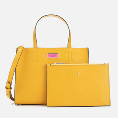 Kate Spade New York Sam 亮黄色托特包