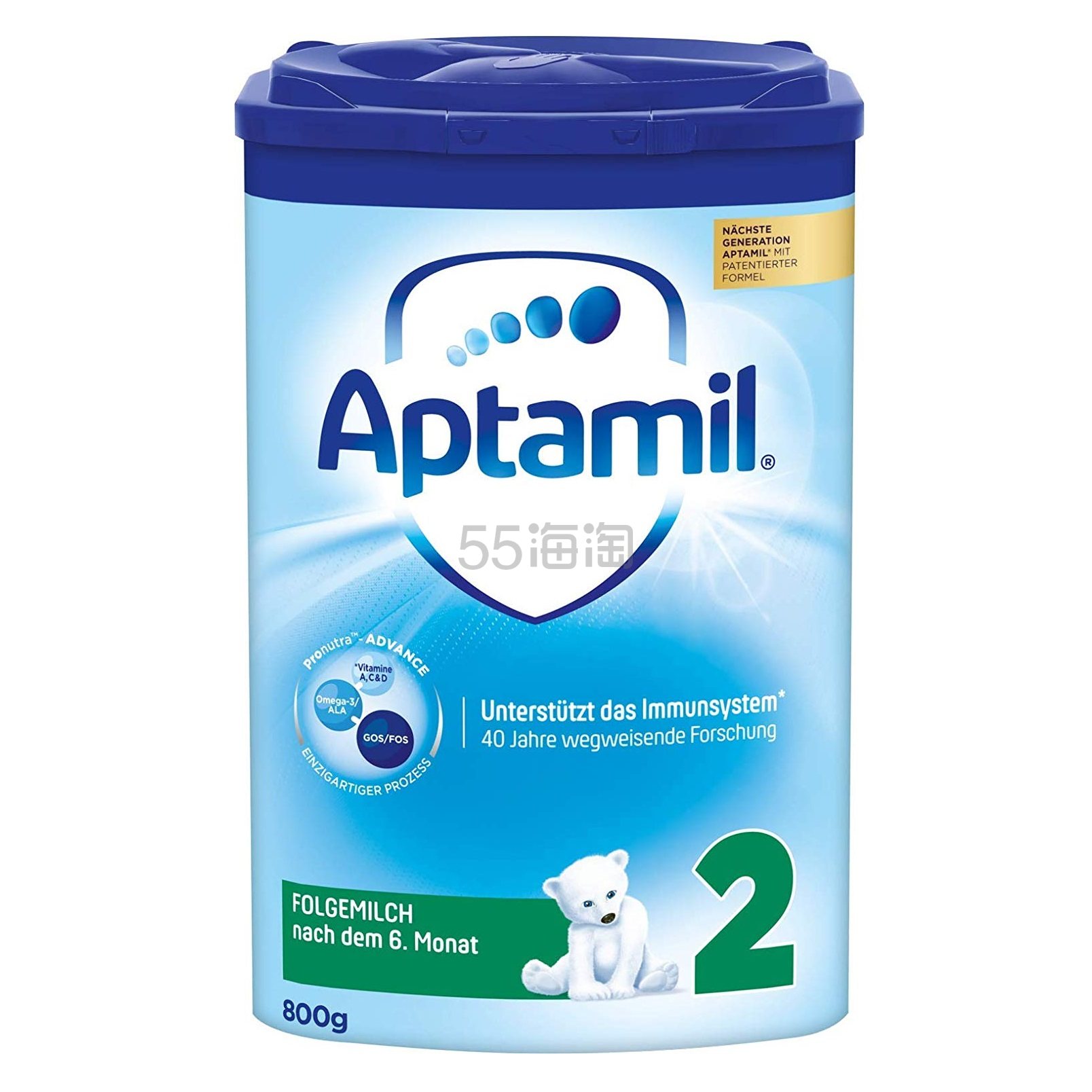 【含税直邮】Aptamil 德国爱他美 Pronutra 婴幼儿奶粉 2段 6-10个月 800g