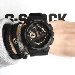 【55专享】补货！Casio 卡西欧 G-Shock 系列 黑色男士运动腕表 GA110RG-1A
