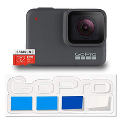 【日亚自营】【Prime Day】GoPro HERO7 Silver 运动相机摄像机+32GSD卡+超清贴纸 CHDHC-601-FW