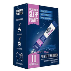 【限时8折】Dream Water Sleep Powder 助睡粉睡眠水冲剂褪黑素 10袋