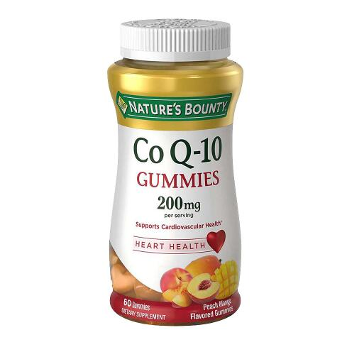 【买1送1】Nature's Bounty 自然之宝 辅酶Co Q10软糖 200mg 60粒 芒果桃子味