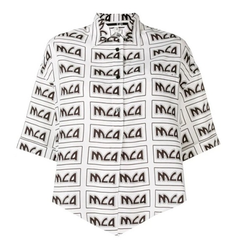 MCQ ALEXANDER MCQUEEN logo印花女士衬衫