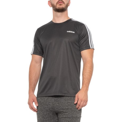 码全！Adidas 阿迪达斯 3-Stripe Pes 男士短袖T恤