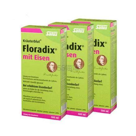 【满减3欧+免邮中国】Salus Floradix 铁元 500ml*3瓶