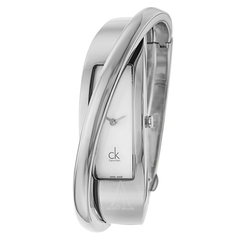 Calvin Klein 卡尔文·克莱因 Feminine 系列 银色女士时装腕表 K2J23101