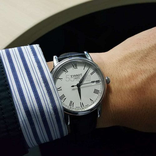 【55专享】Tissot 天梭 Carson 系列 银黑色男士气质腕表 T085.410.16.013.00