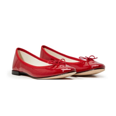 REPETTO Cinderella 经典款红色漆皮芭蕾舞平底鞋