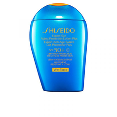 【额外8.2折】SHISEIDO 资生堂 新艳阳夏臻效水动力*乳液 蓝胖子 SPF50+ 100ml