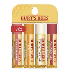 Burt's Bees 小蜜蜂 天然保湿唇膏 4支装 混合水果味