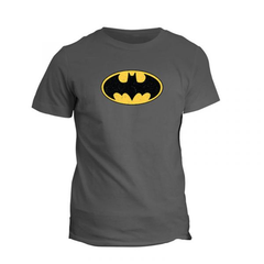 【*免邮】Jodebu DC联名款 Batman 蝙蝠侠T恤 炭灰色 M