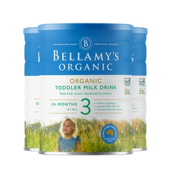 【55专享】Bellamy's 贝拉米有机婴幼儿奶粉 3段 900g