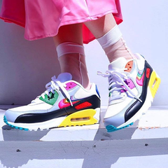 【直降80元】一件免邮！Nike Gilbert Baker 联名款 Air Max 90 Betrue 彩虹款男女士运动鞋