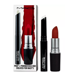 新品8.5折！MAC 唇部打底+Powder Kiss 唇膏套组 2色可选