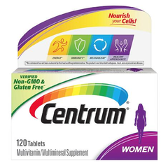 【第2件半价】CENTRUM 善存 女性复合维生素咀嚼片 120粒