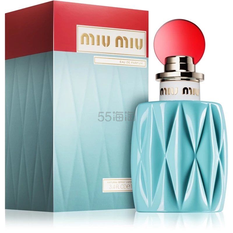 Miu Miu Eau de Parfum *女士香水复古小蓝瓶100ml,海淘返利优惠-55海淘