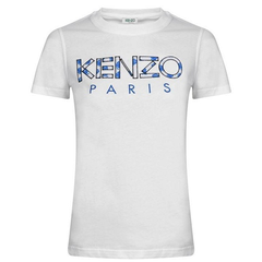 Kenzo 白色 logo 短袖