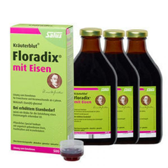 【特惠装】Salus Floradix 铁元*补铁营养液 500ml*3瓶