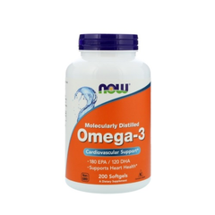 【限时特价】Now Foods Omega-3 *油 200软胶囊