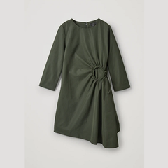 COS 橄榄绿连衣裙