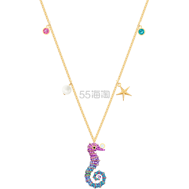 【满0享精美项链】Swarovski Ocean Seahorse 海马项链