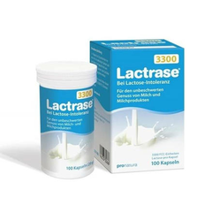 【满减8欧+免邮中国】Lactrase 3300 FCC 孕妇哺乳妈妈儿童乳糖酶 100粒