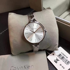 Calvin Klein 卡尔文·克莱因 银色女士时装腕表 K7E23146