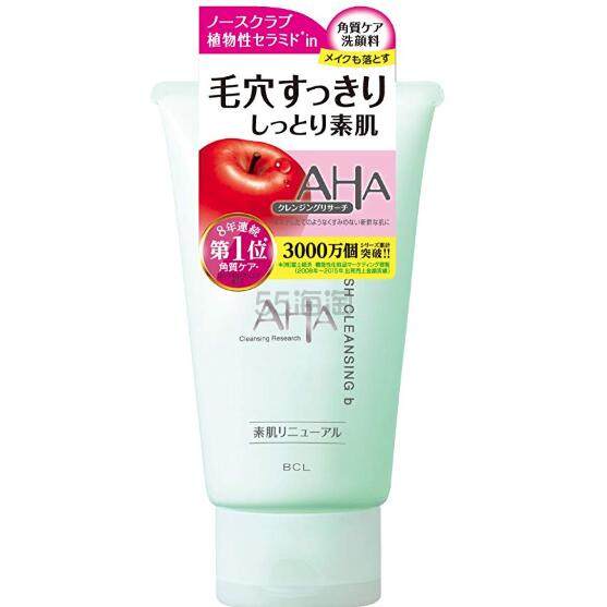 【日亚自营】AHA 果酸酵素深层清洁毛孔*头洁面乳洁面膏 120g
