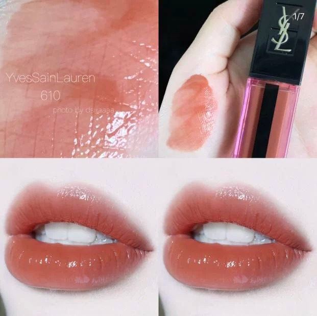 【补货】YSL 圣罗兰 2019全新水光唇釉 610