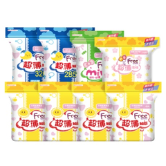 【返利18%】Free 飞 超薄卫生巾 组合装 共8包79片