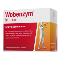 【免运费】Wobenzym Immun 增强*力片 120粒