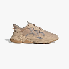 【码全】adidas Originals Ozweego 灰棕色女士老爹鞋