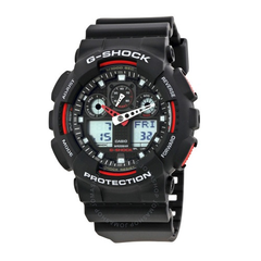 【55专享】Casio 卡西欧 G-Shock 系列 黑色男士运动腕表 GA100-1A4
