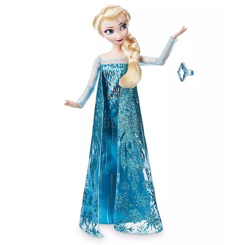 Disney 迪士尼 冰雪奇缘 Elsa 艾莎经典娃娃+戒指