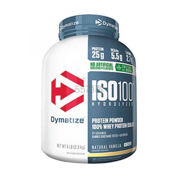 Dymatize ISO 100 水解乳清蛋白营养粉 甜叶菊增甜 香草味 5磅