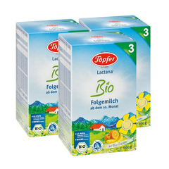 Topfer 特福芬 有机婴幼儿配方奶粉 3段 600g*3盒