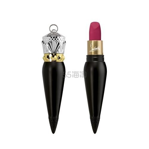 【包邮*】Christian Louboutin 萝卜丁女王权杖口红 19年新色 黑管哑光 （004Ｍ）