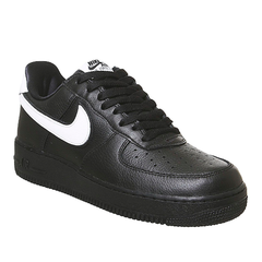 Nike Air Force 1 07 白色 swoosh 黑色低帮运动鞋
