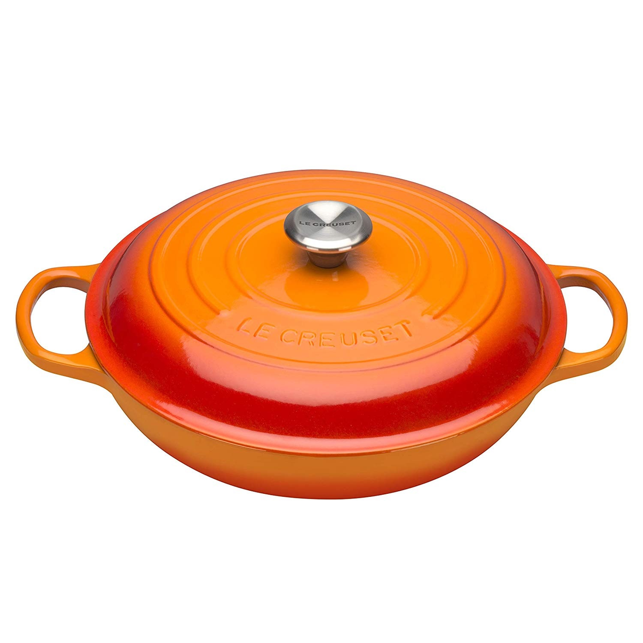 【中亚Prime会员】Le Creuset 酷彩 Signature系列 铸铁珐琅锅 26cm