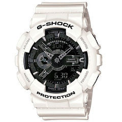 【55专享】好价！Casio 卡西欧 G Shock 系列 黑白拼色男士运动腕表 GA110GW-7A