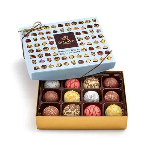 Godiva 歌帝梵 甜品松露巧克力礼盒 12个