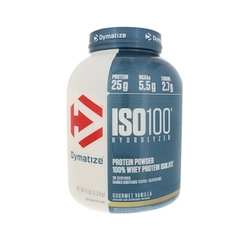 【一罐0税免邮】Dymatize Nutrition ISO100水解 100％乳清分离蛋白 香草 2.3kg