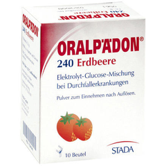【3件9.9欧】Oralpadon 婴幼儿电解质水 宝宝发烧腹泻 草莓味 5.13g*10包