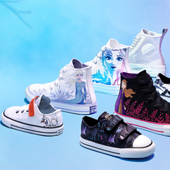 Converse 英国官网：精选 Disney Frozen 冰雪奇缘 x Converse 联名款 时尚帆布鞋