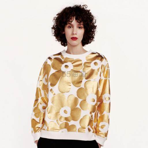 剩S码~Marimekko 金色花卫衣Kerria Unikko,海淘返利优惠-55海淘