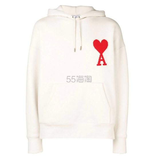 AMI PARIS 白色连帽卫衣