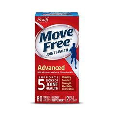 【买1送1+额外8.5折】红盒！Schiff Move Free 维骨力 三重氨基葡萄糖软骨素 80粒