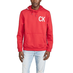 Calvin Klein Jeans 新颖经典图案连帽上衣