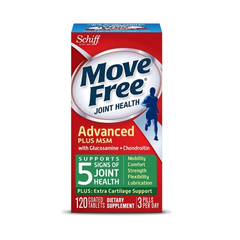 【买1送1+满额8折】绿盒！Schiff Move Free 维骨力 葡萄糖胺软骨素+MSM 120粒