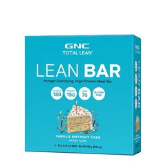 GNC 健安喜 Total Lean 代餐能量棒 香草蛋糕味 250g